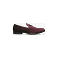 thumbnail image 2 of Stacy Adams Mens Swagger Studded Slip-On Loafer Burgundy 11, 2 of 7