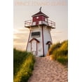 thumbnail image 1 of Prince Edward Island, Covehead Lighthouse and Dune (36x54 Giclee Gallery Art Print, Vivid Textured Wall Decor), 1 of 3