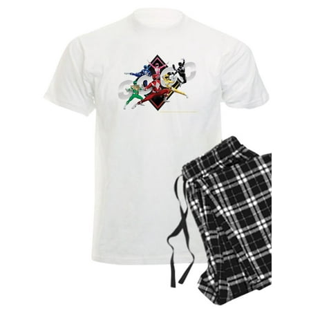 

CafePress - Mighty Morphin Power Rangers Go Go - Men s Light Pajamas