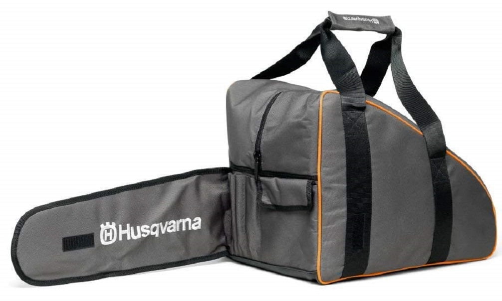 HUSQVARNA 576859101 Canvas Chain Saw Carrying Case/Bag Up to 20" Grey