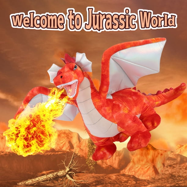 Morismos 51 Jumbo Red Dragon Plush for Preschool Classrooms