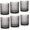 Gray, variant on Cocktail Glasses 10 oz Hobnail Drinking Glasses Set of 6, Vintage Glassware, Textured Glass Cups Bubble Glasses Water Glasses Old Fashion Jupiter Glasses Set, Green