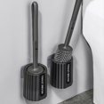 thumbnail image 5 of Summer Savings! Toilet Brush with Holders, InsCrazy Toilet Brush with Hard Bristles Bathroom Cleaning Bowl Brush Kit Modern and Compact Toilet Cleaner Brush Long Handle Bristles for Bathroom, 5 of 8