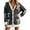 Black, variant on Oversized Cardigan Sweater Women's Bow Print Button V Neck Long Sleeve Loose Knitted Autumn Fashion Jacket
