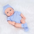 thumbnail image 1 of EGNMCR Room Decor, Home Decor, Wall Decor 7.48 Inch Soft Newborn Baby Dolls Vinyl Baby Dolls With Clothes Set Including Pacifier Realistic Doll Look Real Doll Doll, 1 of 7