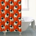 thumbnail image 4 of Pug Dog Shower Curtain 72"x72" ,Bathroom Decorative Shower Curtains Set with 12 Hooks,Modern Waterproof Washable Shower Curtain, 4 of 6