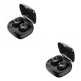 thumbnail image 2 of sweethay Auricular Running Fitness True Wireless In-ear Type Auricular Recargable Compatible con Bluetooth 5.0 Auricular, Negro Negro 2piezas, 2 of 6