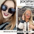 thumbnail image 2 of Gafas de sol Joopin Oversized Cateye Fashion UV400 para mujer, 2 of 6