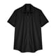 thumbnail image 4 of pstuiky camiseta de hombre, Camisa de verano europea y de gran tamaño para hombre, color liso, manga corta, cuello alto, algodón y lino. camisas casuales para hombre xl, 4 of 6