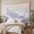 thumbnail image 3 of Purple Coastal Wave Tapestry for Bedroom Wall Hanging Tapestry, Summer Modern Ocean Beach Ceiling Backdrop Tapestries Poster Blanket Wall Decor for Teens Room Living Room Dorm 51" x 59", 3 of 8