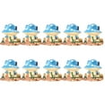 thumbnail image 1 of Matsuzay Mushroom House Artificial Mini Atractivo Jardín Decoración Micro-Paisaje Hada Miniatura Casas Dormitorio Carnosidad Patio Decoración Azul Matsuzay HA074839-04, 1 of 6