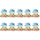 thumbnail image 1 of Cateissary Mushroom House Artificial Mini Lovely Atractivo Jardín Decoración Micro-Paisaje Casas en miniatura Estudio Dormitorio Patio de bricolaje Decoración Azul Cateissary HA074839-04, 1 of 6