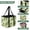 White Flowers, variant on Collapsible Car Trunk Organizer with Handles 600D Oxford for Car Kitchen and Home Storage, Black and White Butterfly 13× 10.2×10.8inch