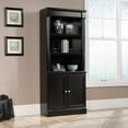 thumbnail image 4 of Sauder Palladia Engineered Wood and Metal 3-Shelf Bookcase in Wind Oak, 4 of 6