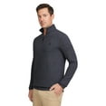 thumbnail image 2 of Chaps Men's & Big Men's 1/4 Zip Mockneck Ribbed Sweater, Sizes S-2XL, 2 of 3