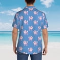 thumbnail image 6 of Balery Cute Poodle Dog Print Men's Hawaiian Shirts Short Sleeve Beach Shirt Relaxed Fit Vacation Button Down Shirts-3X-Large, 6 of 9