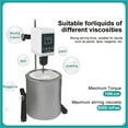 thumbnail image 5 of Stirrer Laboratory High Power Mixer Lab Electric Digital Display Overhead Stirrer 5/10L 1200rpm OS-10S ,High Speed, 5 of 5