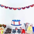 thumbnail image 4 of Mlkoz Independence Day Decorations, Patriotism Bunting Banners Red Blue Star Pre Assembled 4th Of July Banners Holiday Hanging Decorations For Independence Day Memorial Day Party Home Decor, 4 of 6