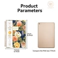 thumbnail image 2 of Academic Planner 2026-2027 Calendar Notebook(Jul.2026-Jun.2027,6.3"x8.5") Weekly Monthly Planner for Women Men 2026-2027 Planner Supplies-Flower, 2 of 7
