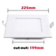 thumbnail image 3 of Panel De Luz Led De Forma Cuadrada Empotrada De 18W Lámpara Blanca Fría Downlight Ac 85-265V Scienceny HA020331-00, 3 of 4