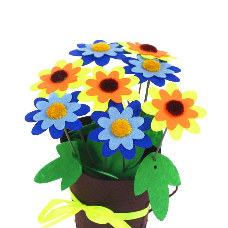 ZUARFY DIY Flower Pot Potted Plant Toys for Kids Children Educational