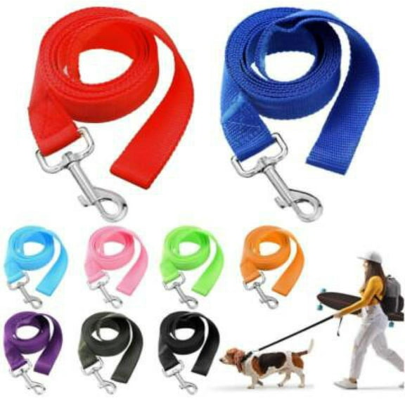 9 Pack Dog Leash Long Obedience Recall Foot Feet Training Lead 6 FT