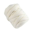 thumbnail image 4 of Hilo grueso de 250G, hilo súper voluminoso, hilo de tubo de hilo suave y grueso para manta, alfombrilla DIY, sofá cama, almohada, tejido de Blanco lechoso Macarena hilo grueso, 4 of 8