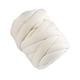 thumbnail image 4 of Hilo grueso de 250G, hilo súper voluminoso, hilo de tubo de hilo suave y grueso para manta, alfombrilla DIY, sofá cama, almohada, tejido de Blanco lechoso Macarena hilo grueso, 4 of 8