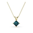 thumbnail image 2 of Paris Jewelry 18K Yellow Gold 1/2ct Alexandrite Square 18 Inch Necklace and Earrings Set Plated, 2 of 5