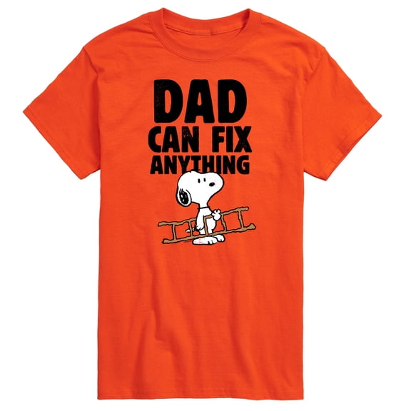 Peanuts - Snoopy Dad Can Fix It Short Sleeve Graphic T-Shirt