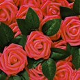 thumbnail image 3 of red Rosas De Espuma De Flores Artificiales Con Tallos-ramos De Boda Blanco, 3 of 5
