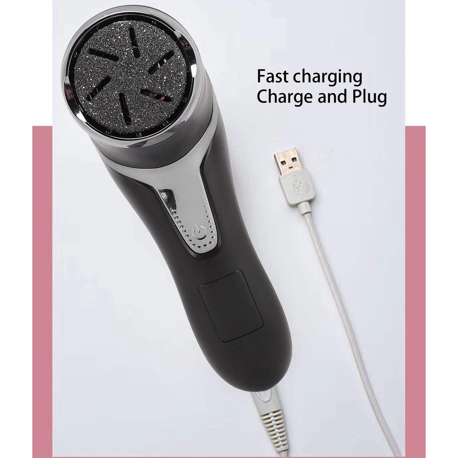 M Buder Electric Callus Remover for Feet Washable Exfoliation Rechargeable Vacuum Foot Polisher