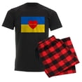 thumbnail image 6 of CafePress - National Flag Of ??????? / Ukraine High Qu Pajamas - Men's Dark Loose Fit Cotton Pajama Set, 6 of 7