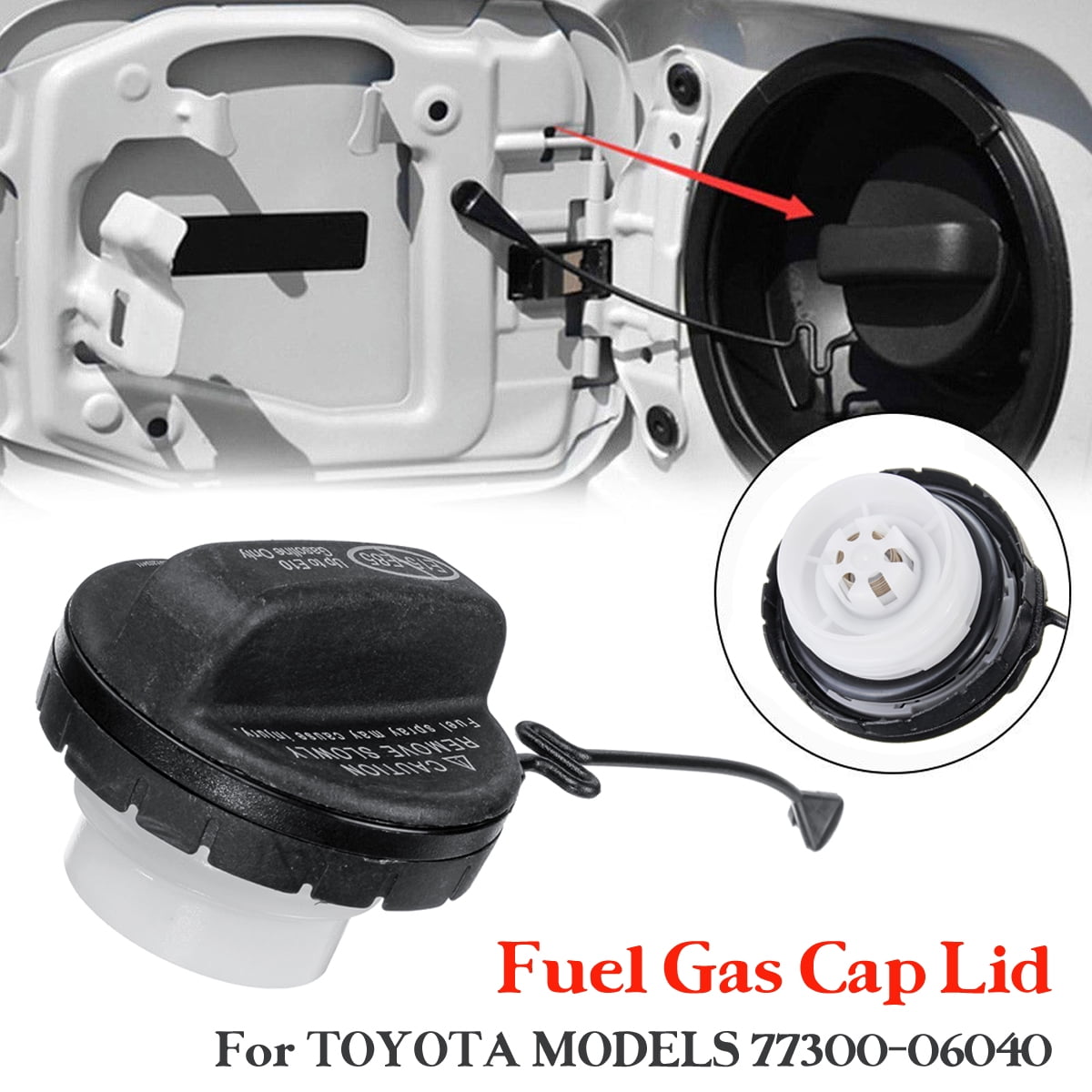 for Toyota MODELS 7730006040 Gas Cap Fuel Tank Cover Lid Threaded