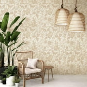 Clearance! Self Adhesive Wallpaper Roll Paper Floral Vintage seamless 4-color flowers Removable Peel and Stick Wallpaper for Wall Decor 15.7" X 98.4"