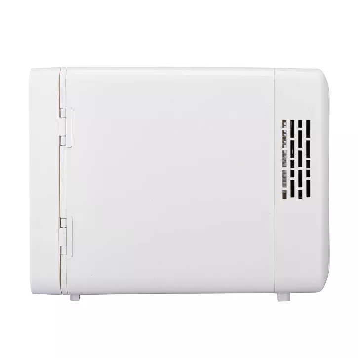 Can Beauty Lighted Mirror Dorm Fridge White