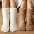 thumbnail image 6 of ievspot 1 Pair Women Winter Socks Mid-tube Thick Thermal Insulation Home Bedroom Wear Floor Socks Knitted Daily Wear Sport Socks, 6 of 8