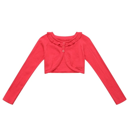 Cardigan Cape - Richie House Girls' Short Style Cape Cardigan Sweater RH1938