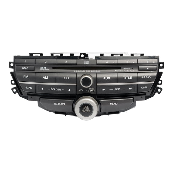 Restored 2008-10 Honda Accord AM FM Radio 6 Disc CD MP3 Player 39101-TE0-A411-M1 Opt 3PA5 (Refurbished)
