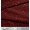 thumbnail image 3 of Soimoi Poly Georgette Fabric Stars Shirting Printed Craft Fabric by The Yard 52 Inch Wide, 3 of 3