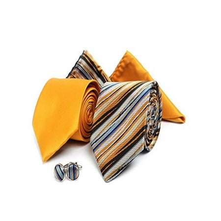 - Men’s Watercolor Stripes Matching Ties, Handkerchiefs, and Cufflinks Set