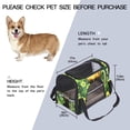 thumbnail image 2 of St. Patrick's Day Premium Pet Travel Bag - Durable 900D Oxford Cloth, Sherpa Base, & Nylon Webbing - 17x10x11.8 in - Ideal for Dogs & Cats - Includes Convenient Features, 2 of 7
