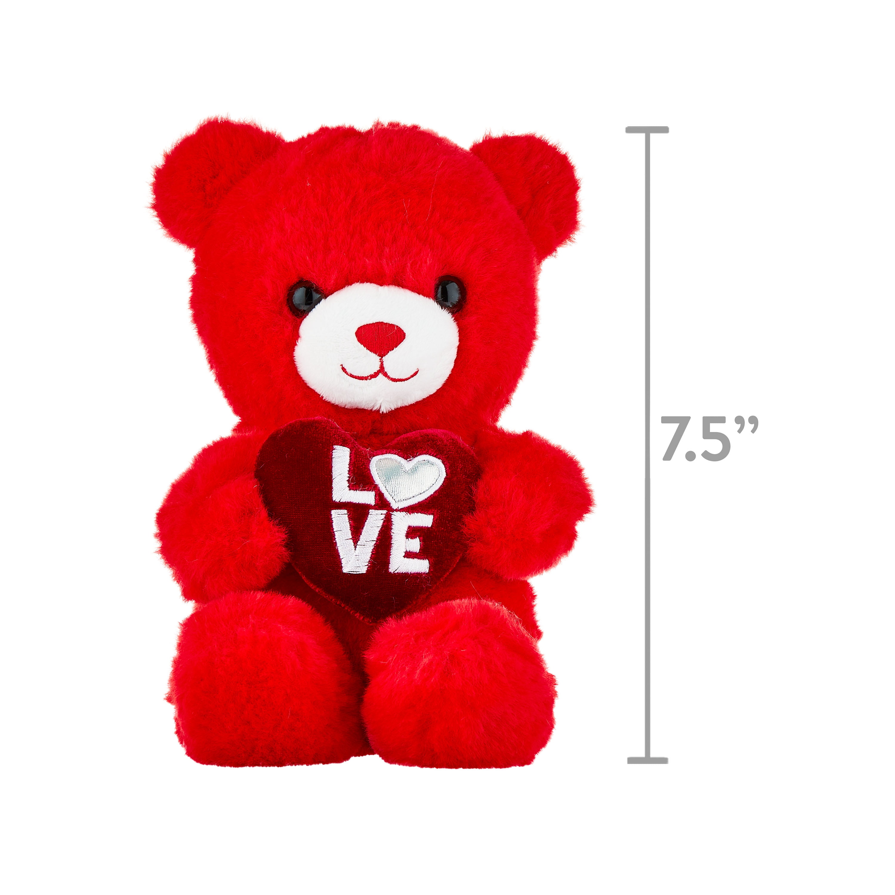 Peluche pour la saint Valentin Sweetheart Teddy cadeau 2019 de Way to  celebrate! en rouge 