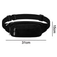 thumbnail image 2 of Fanny Pack para Mujeres Hombres Impermeable Correr Senderismo Viajar Cinturón Bolsa Fit Teléfonos, 2 of 5