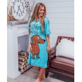 thumbnail image 5 of LazyOne Nightshirts for Women, Animal Designs Sleepshirts, Dog, Dachshund, Weiner Dog (Long to Be Around, XXL), 5 of 7