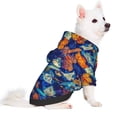thumbnail image 2 of Fotbe Colorful Fall Leaves Sudadera con Estampado para Perros Pequeños – Suéter con Capucha para Mascotas, Tela Suave de Forro Polar con Bolsillo-Medium, 2 of 7