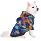 thumbnail image 2 of Fotbe Colorful Fall Leaves Sudadera con Estampado para Perros Pequeños – Suéter con Capucha para Mascotas, Tela Suave de Forro Polar con Bolsillo-Medium, 2 of 7