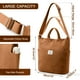 thumbnail image 5 of Bolso de mano KALIDI de pana con cremallera para mujer, 5 of 7