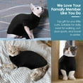thumbnail image 5 of ZZ Turtleneck Sweater for Cat, Sphynx Cats Shirt Hairless Cat Sweaters with Sleeves, Warm and Soft Kitten Pullover Fleece Winter Pajamas Jumpsuit for Puppy Cats, 5 of 5