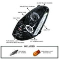thumbnail image 4 of Spec-D Tuning Halo Projector Smoked Lens Glossy Black Housing Headlights W/Smd LED Compatible with 2005-2006 Infiniti G35 4Dr Sedan, Left + Right Pair Headlamps Assembly, 4 of 8